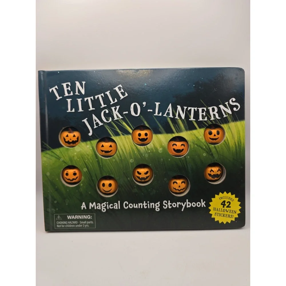 Ten Little Jack-O'-Lanterns : A Counting Storybook by Amanda Sobotka (2021,...